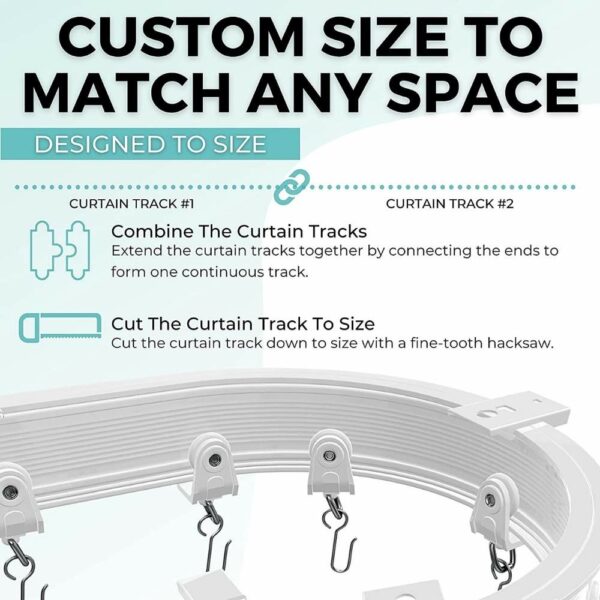 Flexible Ceiling Curtain Track